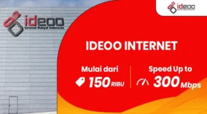 Layanan internet cepat dan stabil dari IDEOO Internet untuk rumah, kos, UMKM, dan bisnis.