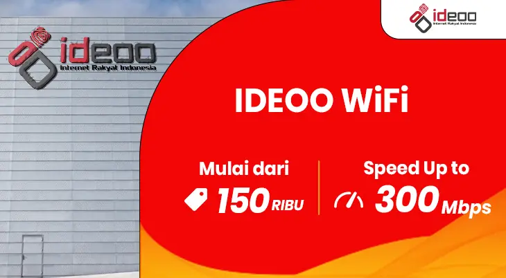nternet cepat dan murah dengan IDEOO WiFi – pilihan terbaik untuk rumah, kos, dan bisnis.