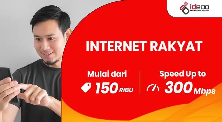Internet Rakyat koneksi murah stabil untuk keluarga, pelajar, dan UMKM di Indonesia