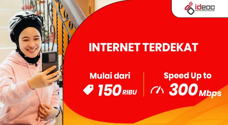 Ilustrasi layanan internet terdekat dengan koneksi cepat, stabil, dan harga terjangkau untuk kebutuhan rumah dan bisnis.