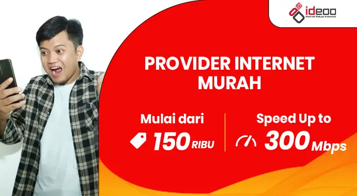 Ilustrasi provider internet murah dengan koneksi cepat dan stabil untuk kebutuhan rumah dan bisnis.