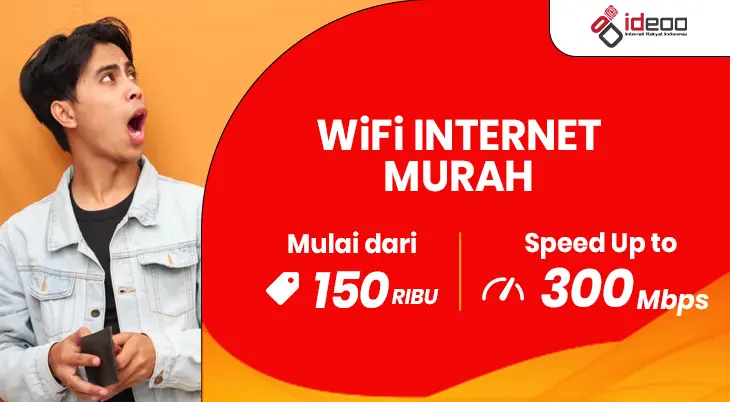 Router WiFi internet murah dengan sinyal kuat di rumah.