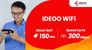 Ideoo WiFi internet cepat stabil dan bahagia untuk keluarga dan bisnis