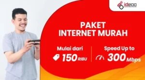 paket internet murah dengan koneksi cepat dan stabil dari IDEOO