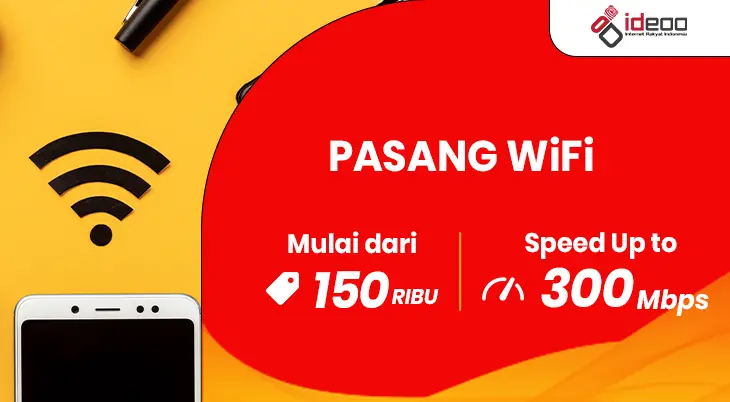 pemasangan WiFi di rumah untuk koneksi cepat dan stabil, mendukung hiburan digital, belajar online, dan aktivitas produktif dengan bahagia