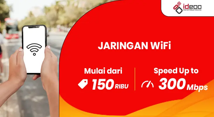 Router dengan jaringan WiFi kuat dan stabil di rumah.